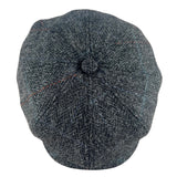 Harris Tweed Newsboy - Black Check Shop Hatworx NZ Online