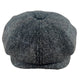 Harris Tweed Newsboy - Black Check Shop Hatworx NZ Online