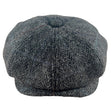Harris Tweed Newsboy - Black Check Shop Hatworx NZ Online