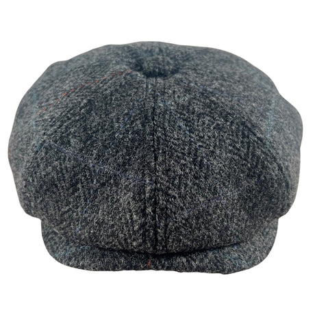 Harris Tweed Newsboy - Black Check Shop Hatworx NZ Online