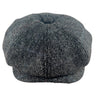 Harris Tweed Newsboy - Black Check Shop Hatworx NZ Online