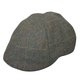 Harris Tweed Duckbill Cheesecutter - Green Shop Online Hatworx NZ