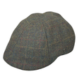 Harris Tweed Duckbill Cheesecutter - Green Shop Online Hatworx NZ