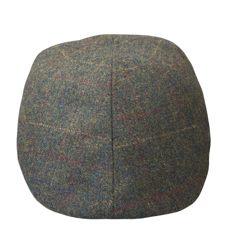 Harris Tweed Duckbill Cheesecutter - Green Shop Online Hatworx NZ