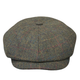 Harris Tweed Newsboy - Green Herringbone Shop Online Hatworx NZ