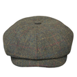 Harris Tweed Newsboy - Green Herringbone Shop Online Hatworx NZ