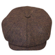 Harris Tweed Newsboy - Brown Shop Online Hatworx NZ