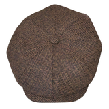 Harris Tweed Newsboy - Brown Shop Online Hatworx NZ