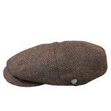 Harris Tweed Newsboy - Brown Shop Online Hatworx NZ
