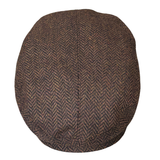 Harris Tweed Cheesecutter - Brown Shop Online Hatworx NZ
