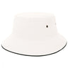 Hatworx Brushed Cotton Bucket Hat NZ white-black