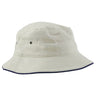 Hatworx Brushed Cotton Bucket Hat NZ navy-white