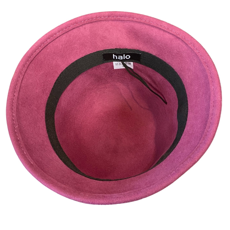 Ladies' Pink Double Bow Cloche Hatworx NZ