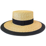 Widebrim Wheatbraid 2-Tone Straw Shop Online Hatworx NZ