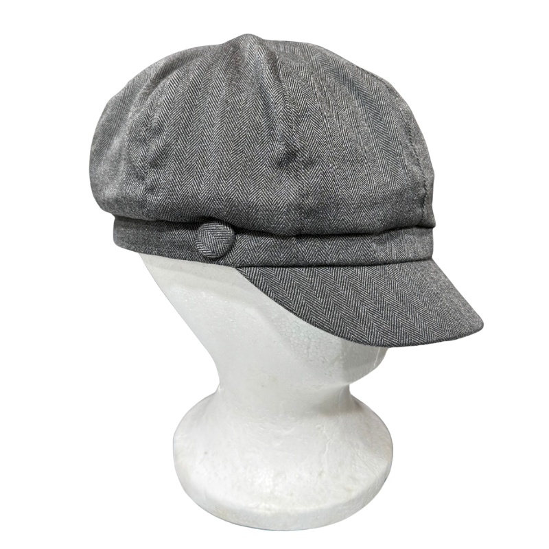 Herringbone Bakerboy/Girl Hat - Wholesale