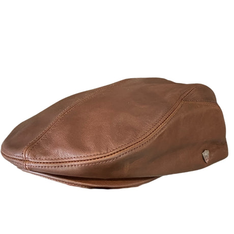 Leather Cheesecutter - Brown Hatworx NZ