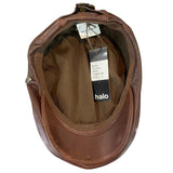 Leather Cheesecutter - Brown Hatworx NZ