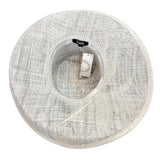 Wide White Millinery Hat w Flower Shop Online at Hatworx NZ