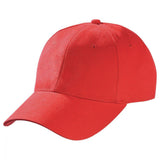 Brushed Cotton Cap Red