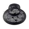 Hatworx Breathable Ladies Straw Hat Black