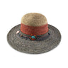 Hatworx Multi Coloured Ladies Raffia Brim Hat NZ