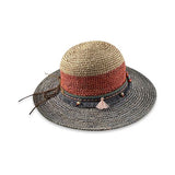 Hatworx Multi Coloured Ladies Raffia Brim Hat NZ