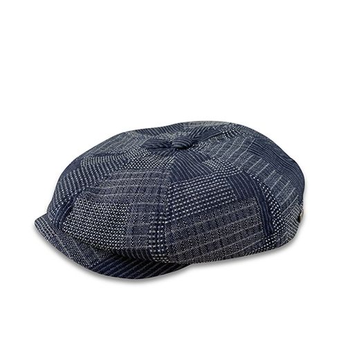 Hatworx Navy Patch Newsboy Flat cap NZ