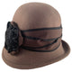 Hatworx Vintage Brown Cloche NZ