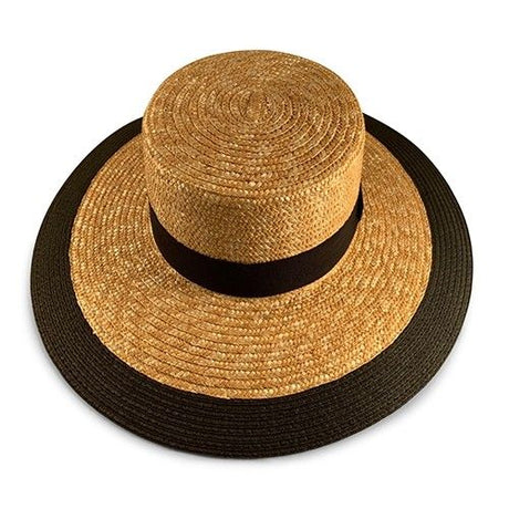 Hatworx Widebrim Wheatbraid 2-Tone Straw