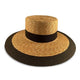 Hatworx Widebrim Wheatbraid 2-Tone Straw