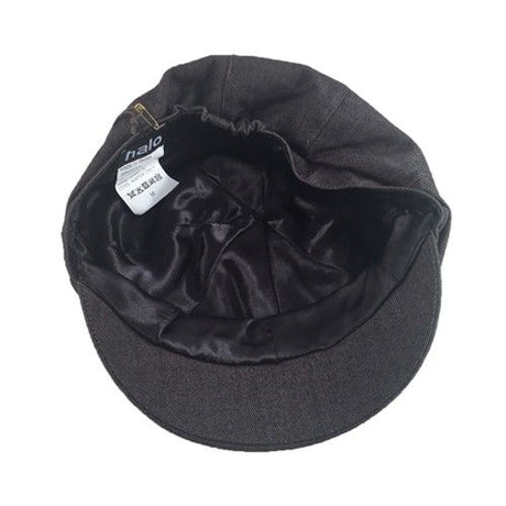 Hatworx Herringbone Bakerboy/Girl Hat NZ charcoal