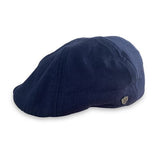 Herringbone Cotton Ivy Cap - Blue Hatworx NZ