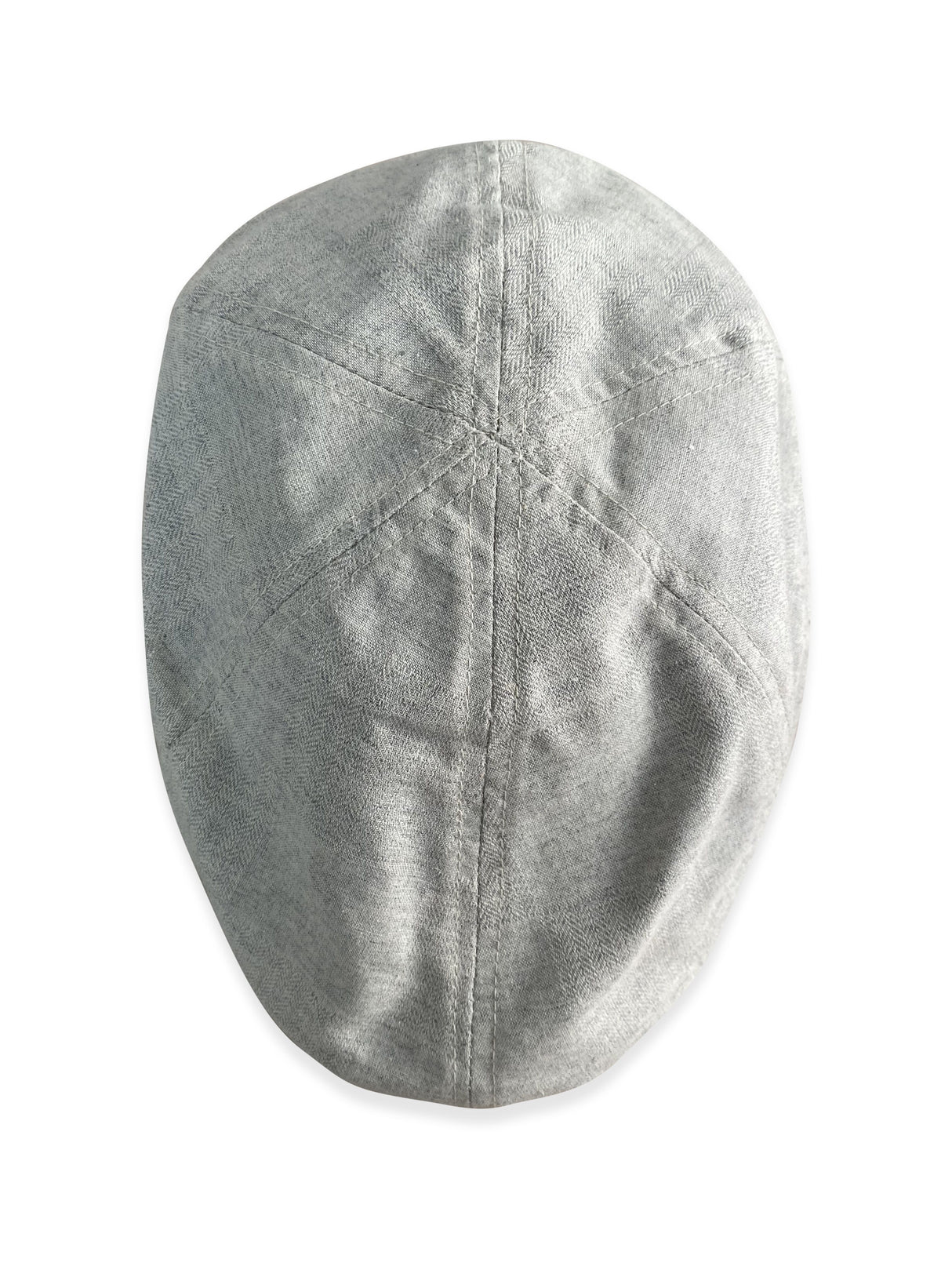 Herringbone Cotton Ivy Cap - Light Grey Hatworx NZ