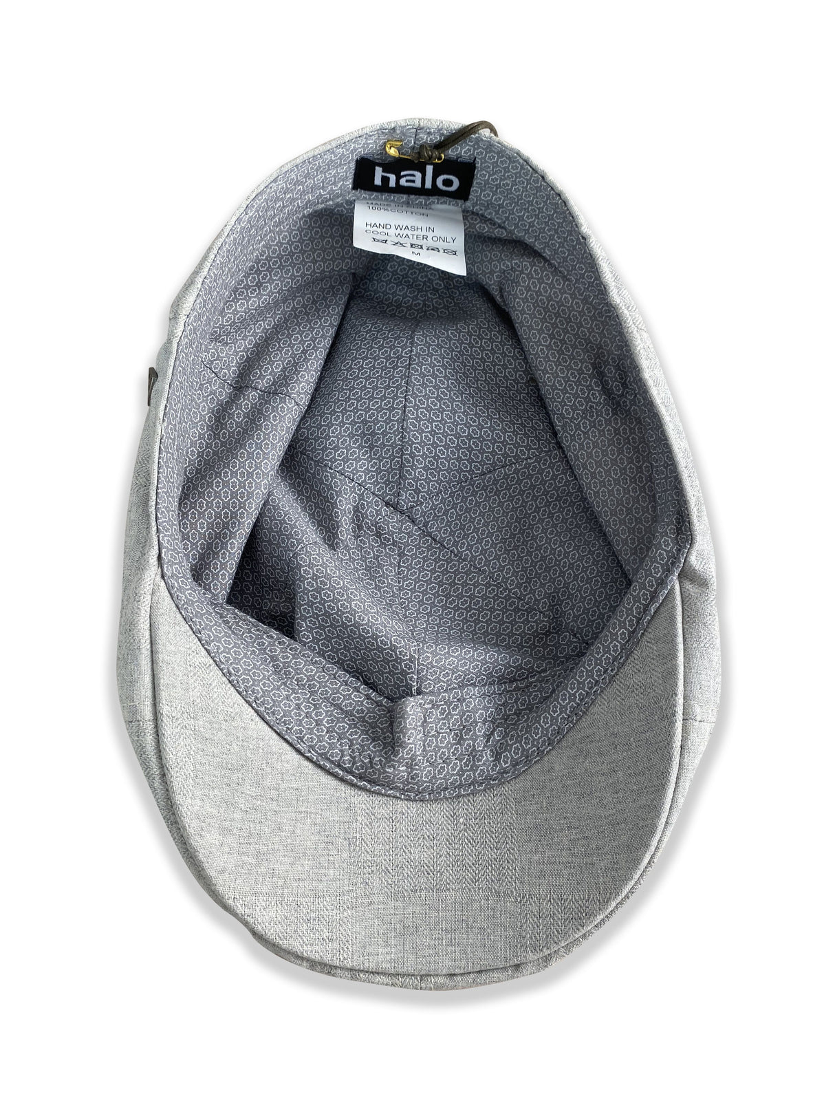 Herringbone Cotton Ivy Cap - Light Grey Hatworx NZ