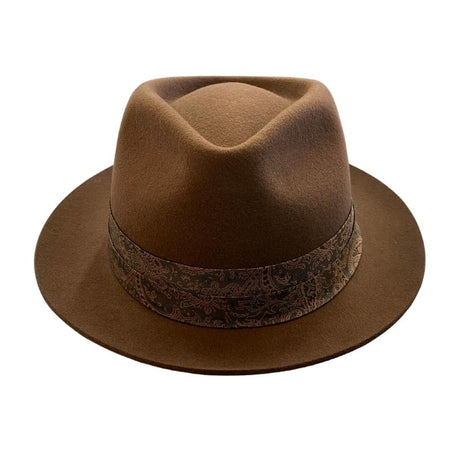 High Roller Brown Fedora Hatworx NZ