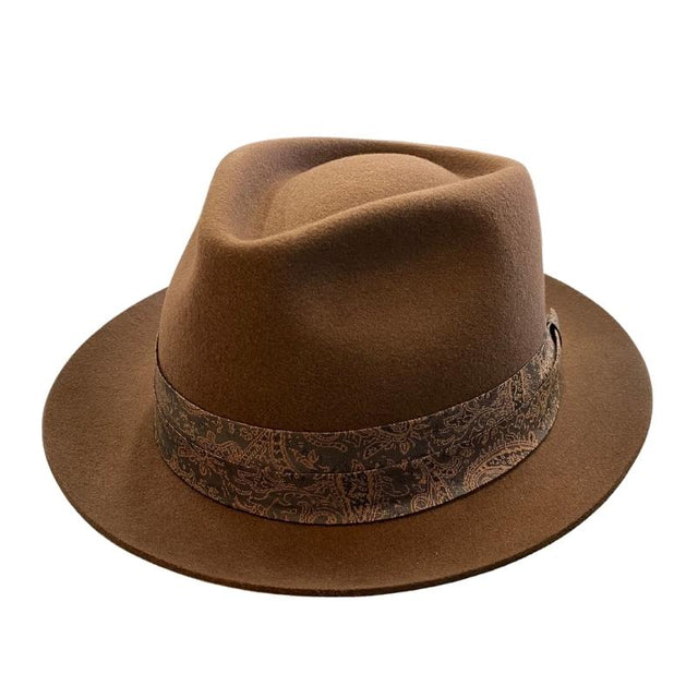 High Roller Brown Fedora Hatworx NZ