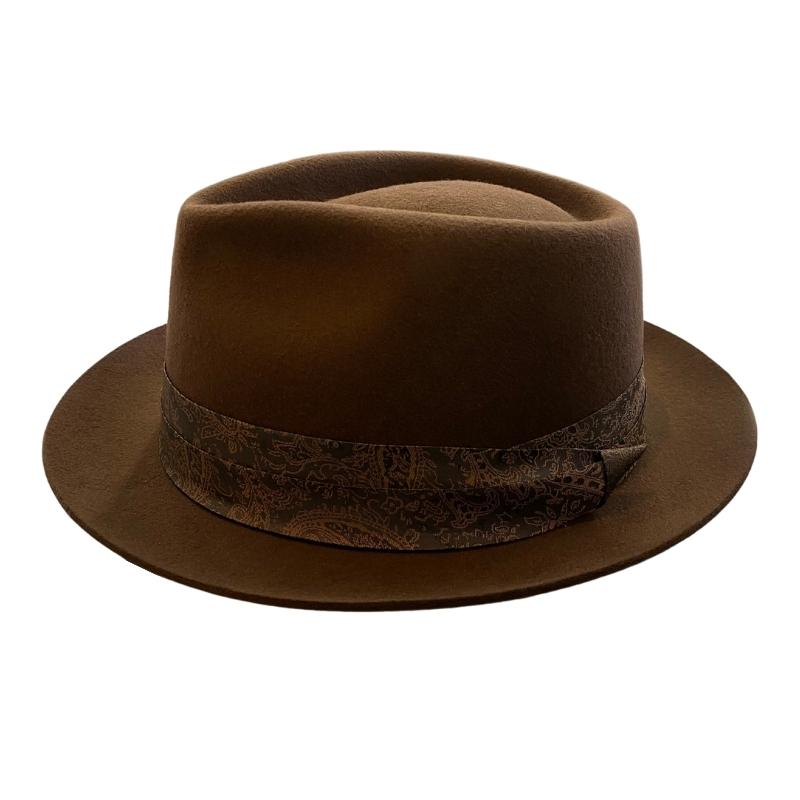 High Roller Brown Fedora Hatworx NZ