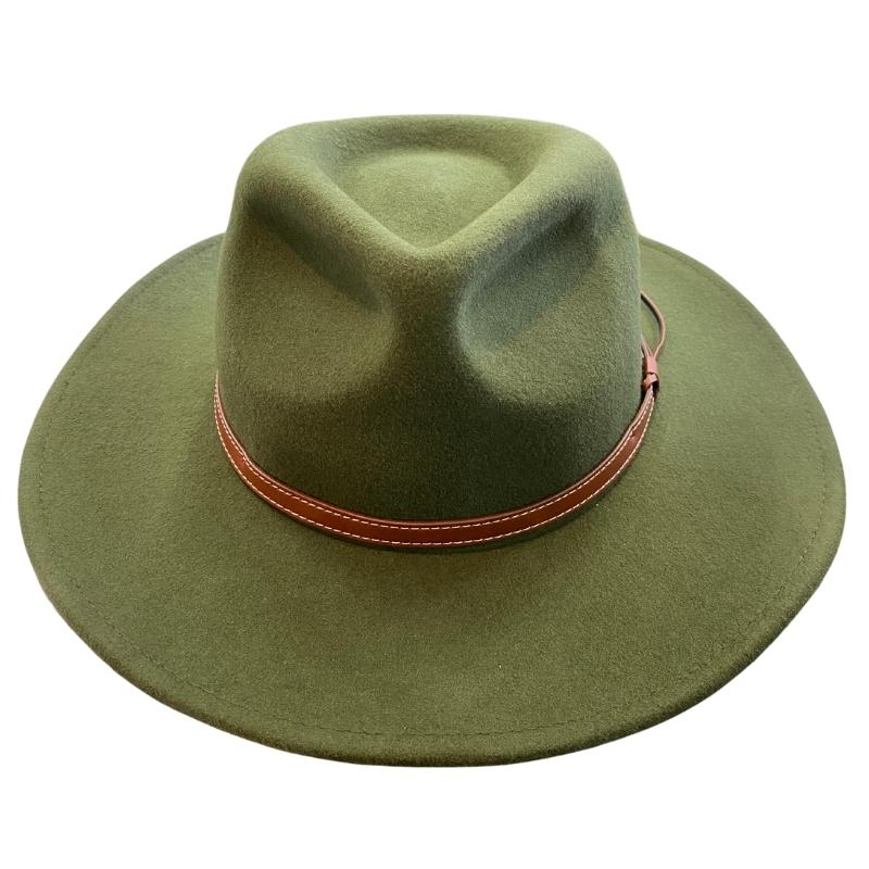 High Roller Olive Soft Cowboy Hatworx NZ