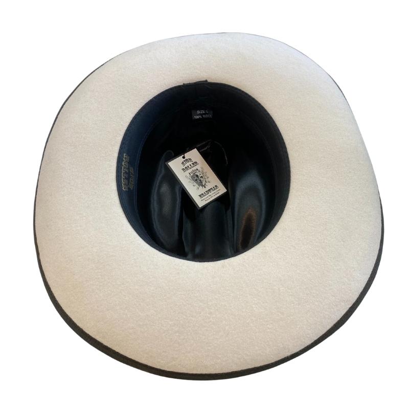 High Roller Ivory Wool Cowboy Hatworx NZ