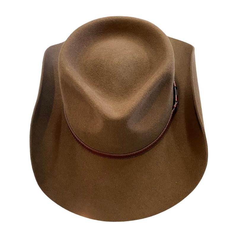 High Roller Brown Wool Cowboy Hatworx NZ