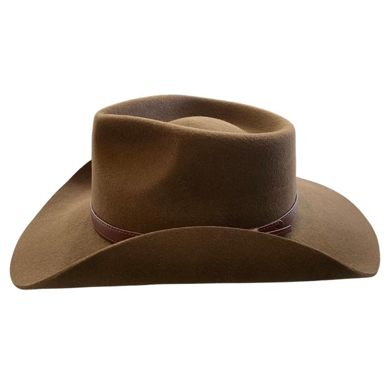 High Roller Brown Wool Cowboy Hatworx NZ