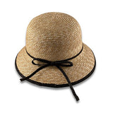 Ladies Cloche Straw Hat with Bow Hatworx NZ