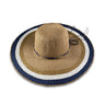 Ladies Multi Coloured Floppy Wide Brim Hatworx NZ blue/white