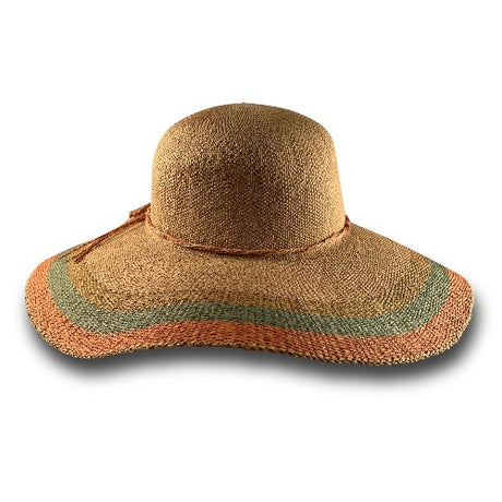 Ladies Multi Coloured Floppy Wide Brim