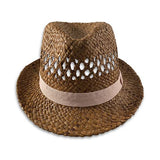 Ladies Raffia Straw Trilby Hatworx NZ