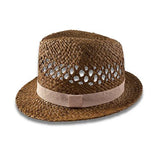 Ladies Raffia Straw Trilby Hatworx NZ