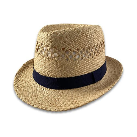 Ladies Raffia Straw Trilby Hatworx NZ