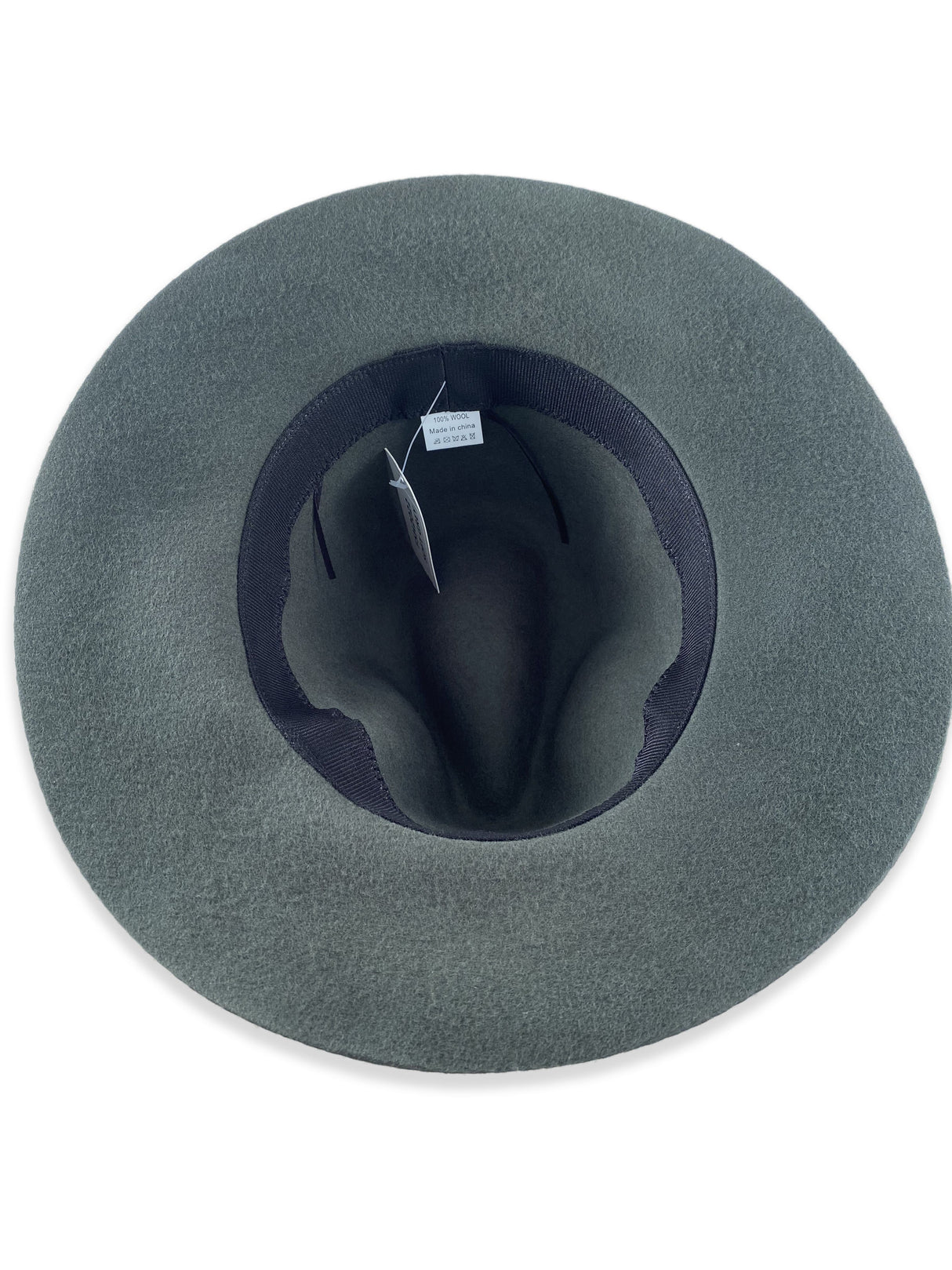 Ladies Wool Fedora - Thin Black Leather Band Hatworx NZ grey