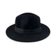 Ladies' Wool Fedora Black Band Hatworx NZ black