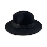 Ladies' Wool Fedora Black Band Hatworx NZ black